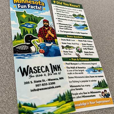 Minnesota Facts Bookmarks