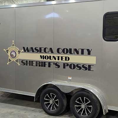 Waseca County Sheriffs Posse Trailer Decal